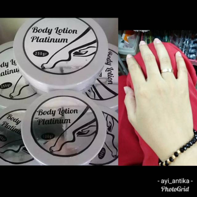 Body Lotion platinum ( Hb platinum )