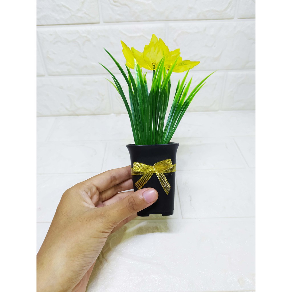 Pajangan Lily Air Akrilik Water Lily Tanaman Artificial Dekorasi Rumah