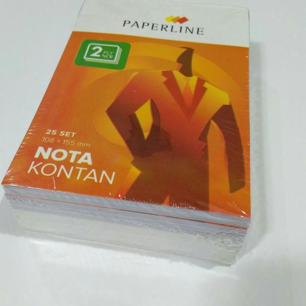 

Best! BON NOTA KONTAN PAPERLINE 2 PLY / RANGKAP 2 RANGKAP KECIL 10 PCS 팝