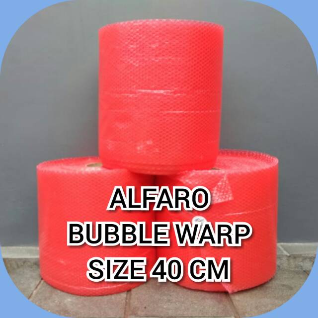 

Bubble Warp merah tinggi 40 cm panjang 50 meter khusus gosend bandung