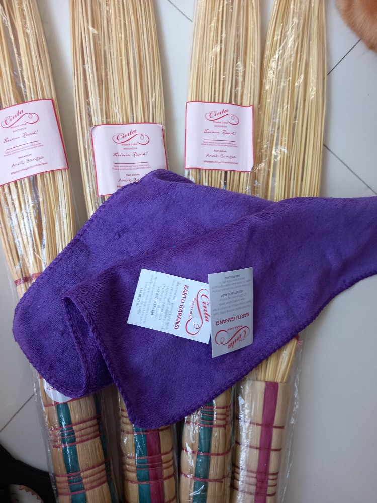 Beli 1 Gratis 1 Sapu Lidi Penebah Semi Premium Bergaransi
