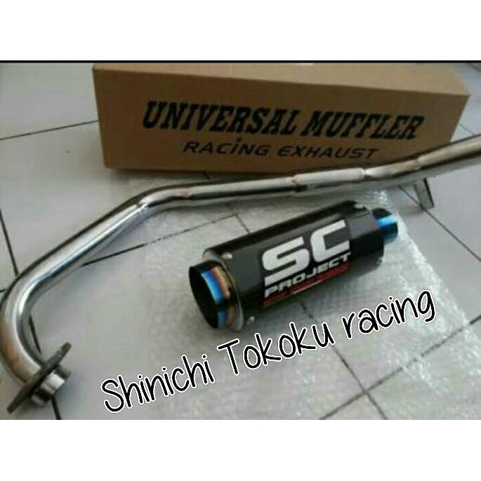 Knalpot racing sc project yamaha vixion old/new