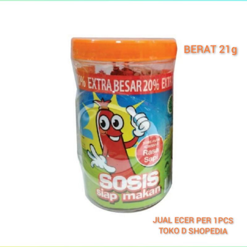 

SOSIS SO NICE SIAP MAKAN (ECER) 1 toples isi 25pcs
