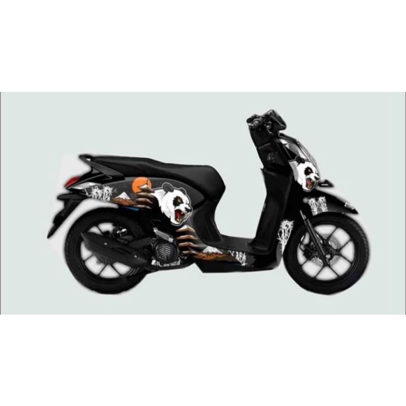 DECAL FULL BODY MOTOR GENIO - STICKER DECAL GENIO FULL BODY