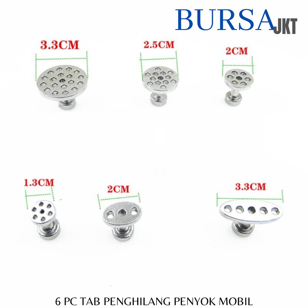 TAP PENARIK BODY PENYOK BAHAN ALUMUNIUM ALLOY 6 PC