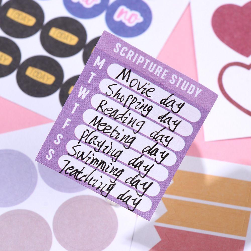 Populer 5sheets To Do List Stiker Stationery Sticky Notes Jurnal Scrapbooking Dekorasi