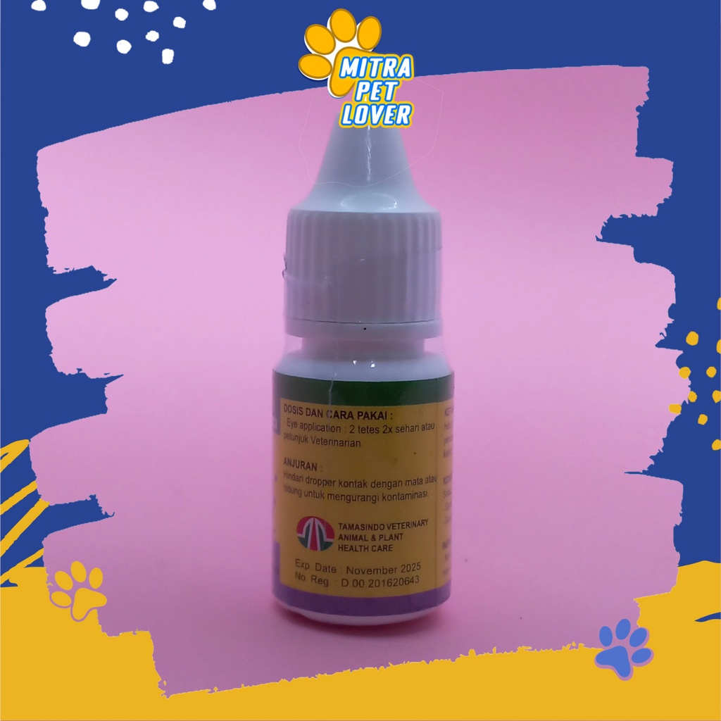 OBAT TETES MATA DAN HIDUNG KELINCI - KETRIXIN 10 ML ORIGINAL - UNTUK PERADANGAN &amp; INFEKSI &amp; MATA MERAH BERAIR &amp; INFLAMASI RABBIT - MURAH GARANSI ASLI KUALITAS - PET ANIMAL HEALTHCARE &amp; VETERINARY TAMASINDO OBAT &amp; VITAMIN HEWAN PELIHARAAN MITRAPETLOVER
