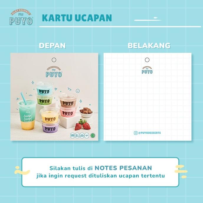 

Hampers / Kado / Gift - Puding Puyo Silky Desserts Isi 12 Pcs