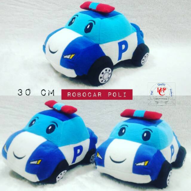 Boneka Robocar Poli Biru