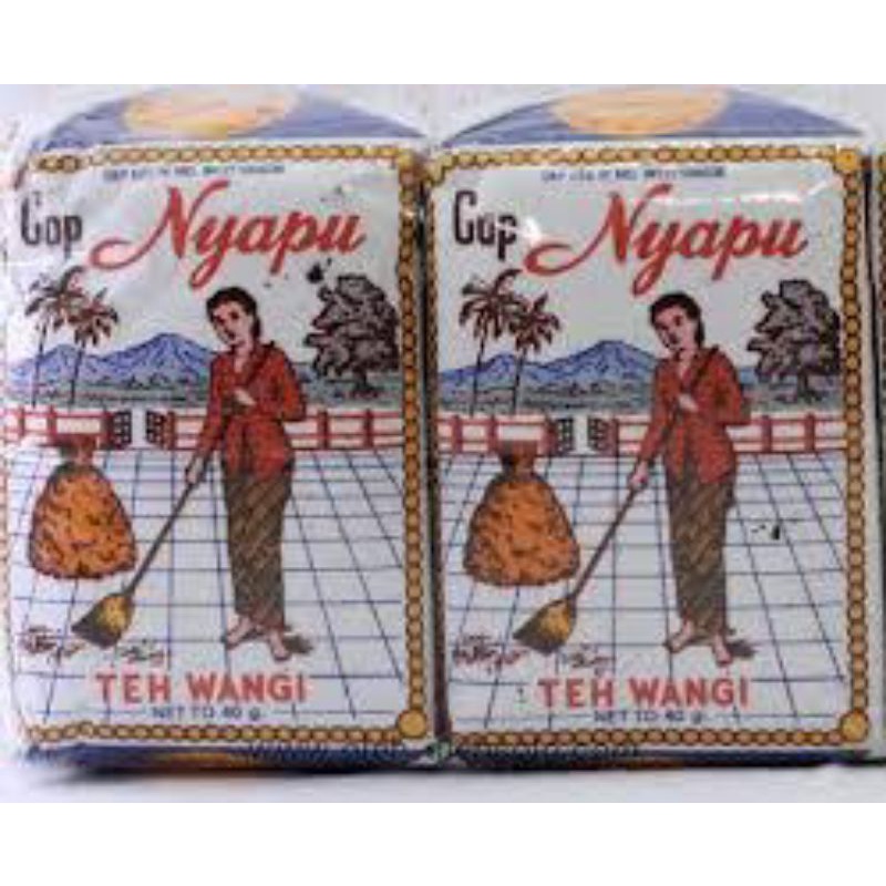 

Teh Wangi Cap Nyapu 1 Press isi 10 pcs @40 gram Murah Enak Wangi