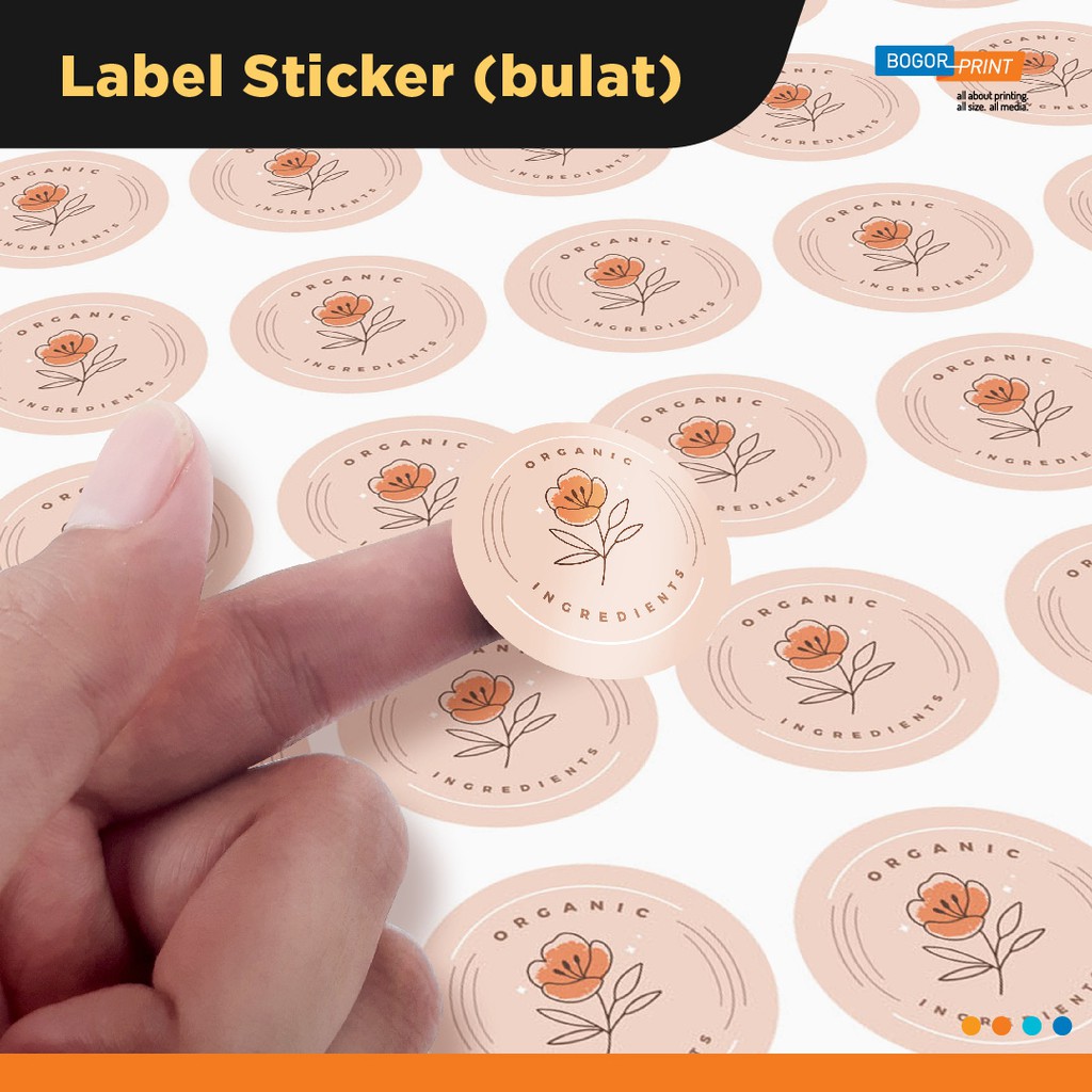 

Cetak Stiker Custom Vinyl Satuan / Full Color Sticker Custom (Print + Cutting)