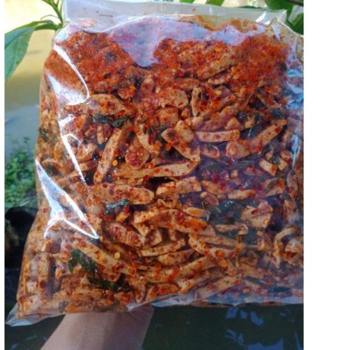 

Review⚡ Basreng pedas daun jeruk 1kg #murah