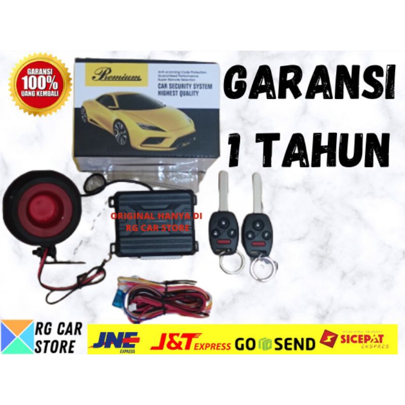 CAR ALARM PREMIUM UNIVERSAL DIJAMIN ORIGINAL BISA UNTUK SEMUA JENIS MOBIL