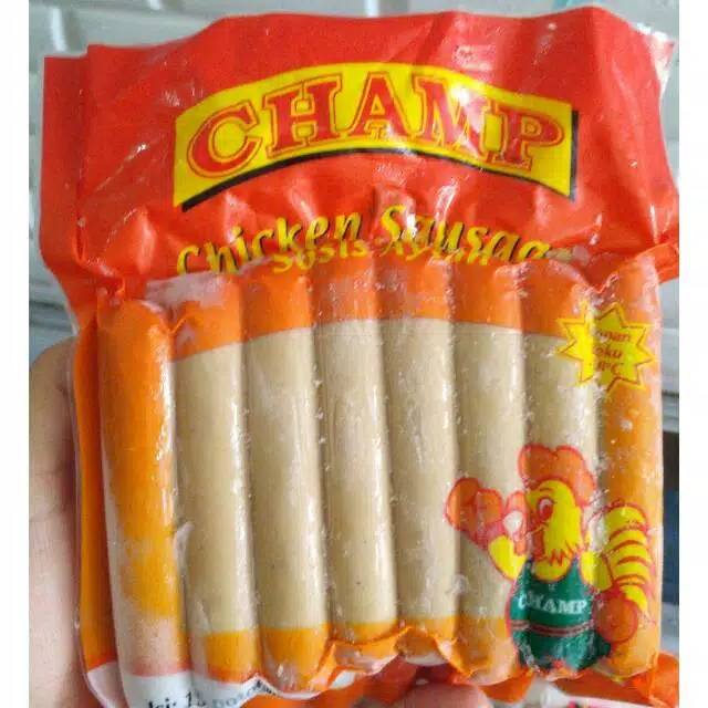 

SOSIS AYAM CHAMP TANGGUNG ISI 6 PCS 150 GR