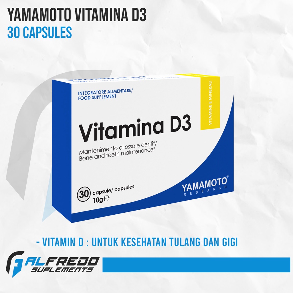 Yamamoto Nutrition Vitamina D3 30 Capsules Vitamin D3