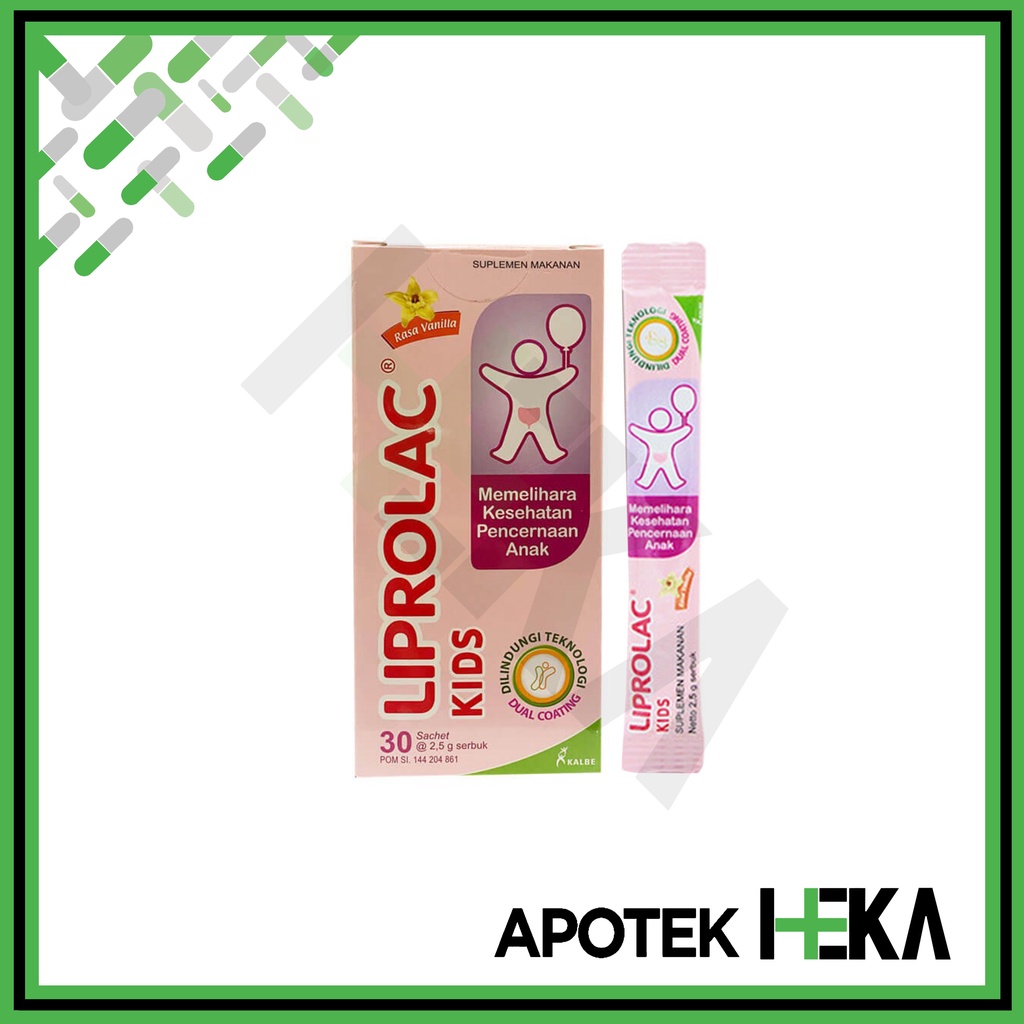 Liprolac Kids Suplemen Makanan - Kesehatan Pencernaan Box 30 sachet (SEMARANG)