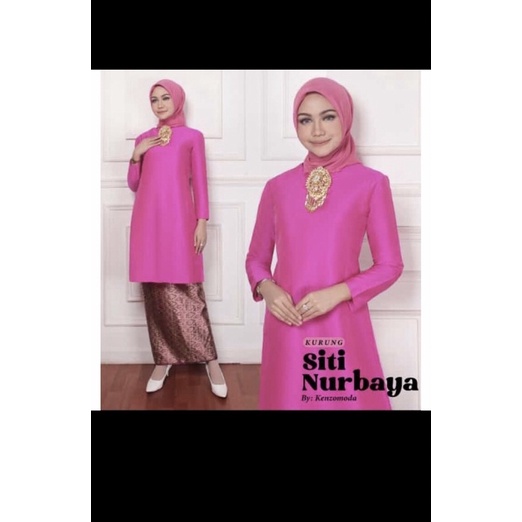 BAJU KURUNG MALAYSIA - BAJU KURUNG MODERN - TUNIK BAHAN TAFETA -KEBAYA MODERN - BAJU KURUNG BAWAHAN 