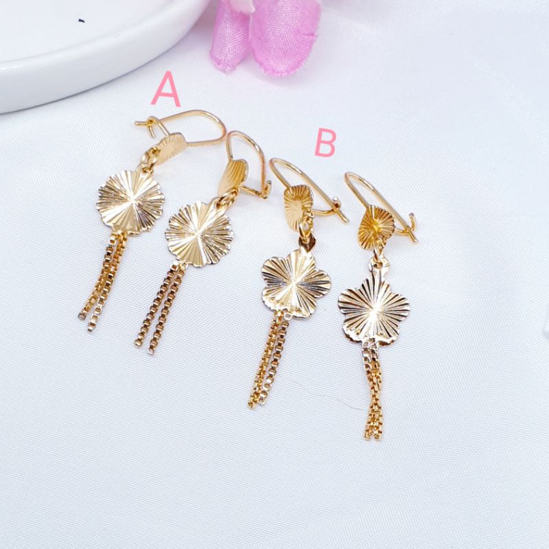 Anting simple fashion italy juntai gold colour