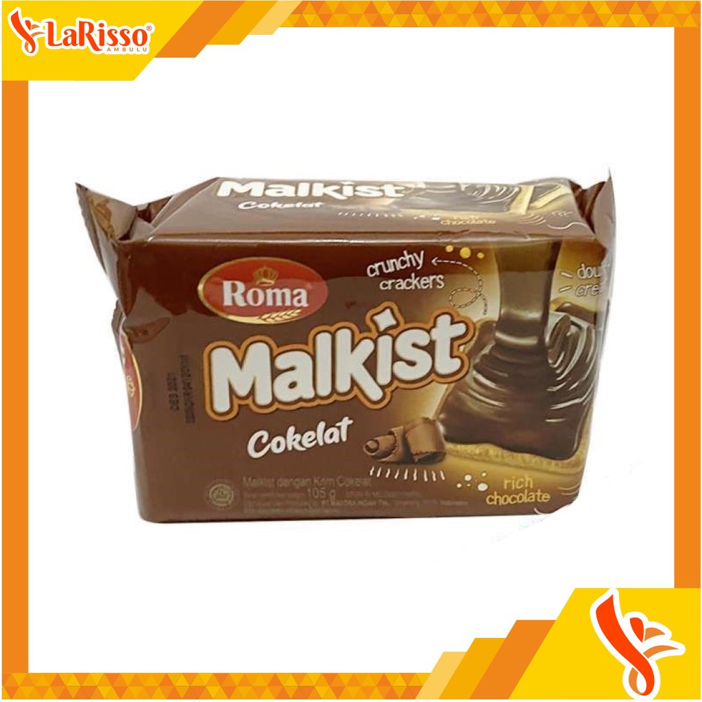 

ROMA MALKIST CRACKERS 90GR RASA COKELAT