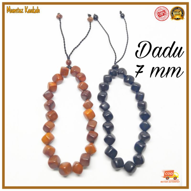 Gelang kaukah asli dadu sedang 7 mm original gelang kokka kaoka