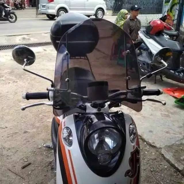 WINDSHIELD WINGSHIELD VISOR WINSHIL WINSIL NEMO GENIO  SCOOPY FINO AEROX MIO BEAT VARIO SUPRA XEON