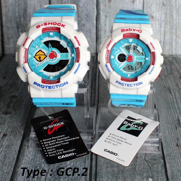 BEST SELLER ... Jam Tangan Doraemon Couple Casio G Shock & Baby G . Pria . Wanita & anak anak