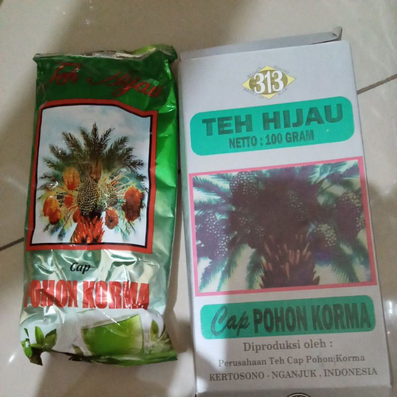 

GREEN TEA CAP POHON KURMA | TEH HIJAU TEH 313 TEH CAP POHON KURMA JOKAM