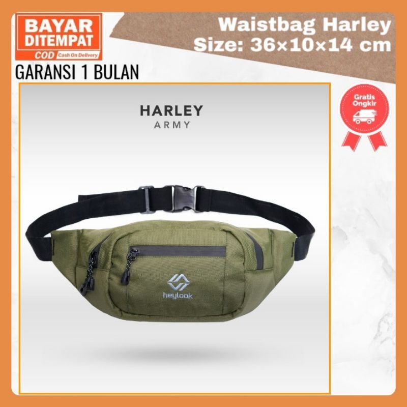 Tas Selempang Pria Waistbag Depan Slempang Waist Bag Dada Cowok Laki Laki Distro Keren Terbaru
