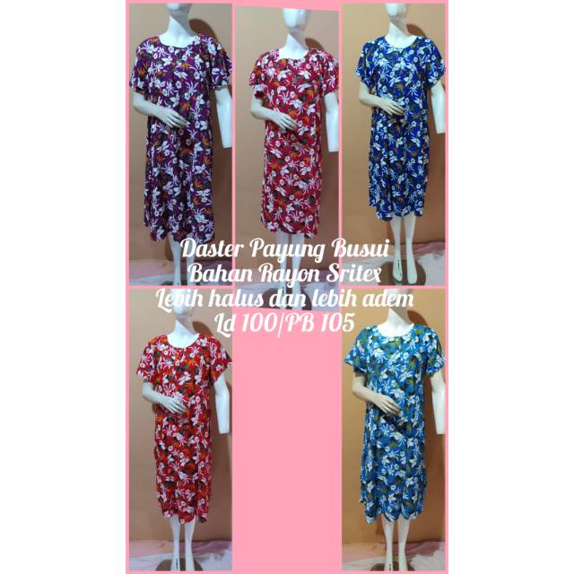 Daster Payung Rayon Sritex Busui