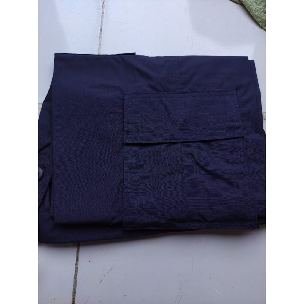 Celana Kargo Brimob PDL Hitam Ripstock