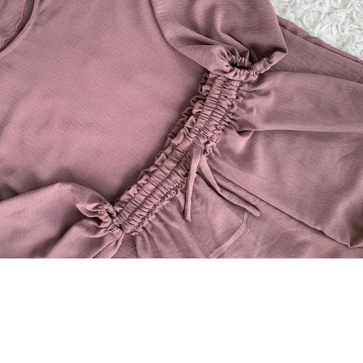 ✤ RUBY SET//SETELAN KULOT KRINKEL//OOTD KEKINIAN// SETELAN // SETELAN PALING BANYAK DI MINATI ♤