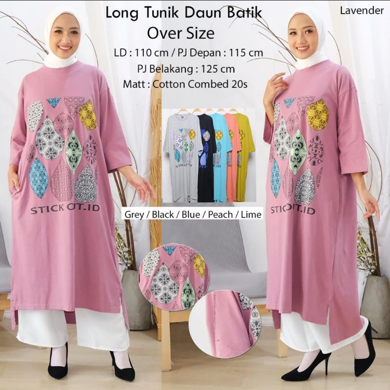 kaos midi katun Bangkok over size import premium