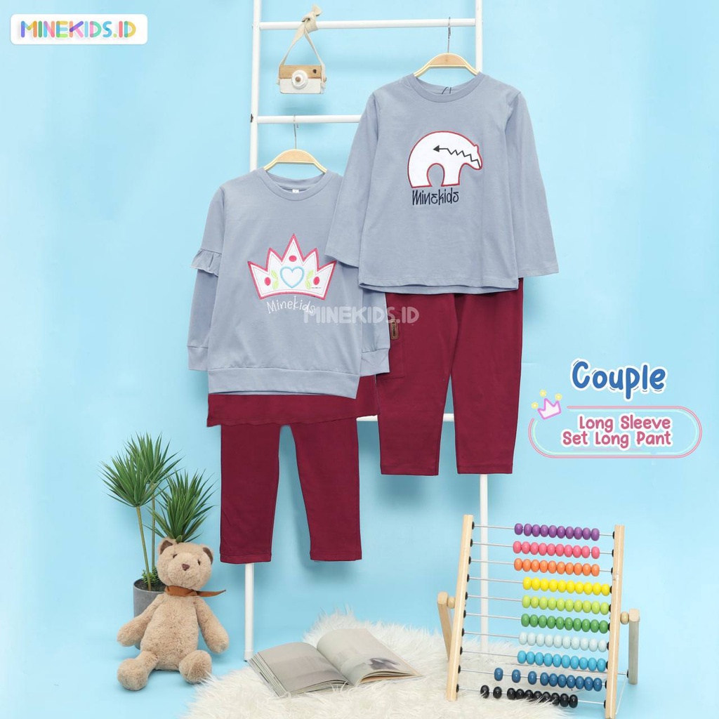 Set Couple LS Minekids