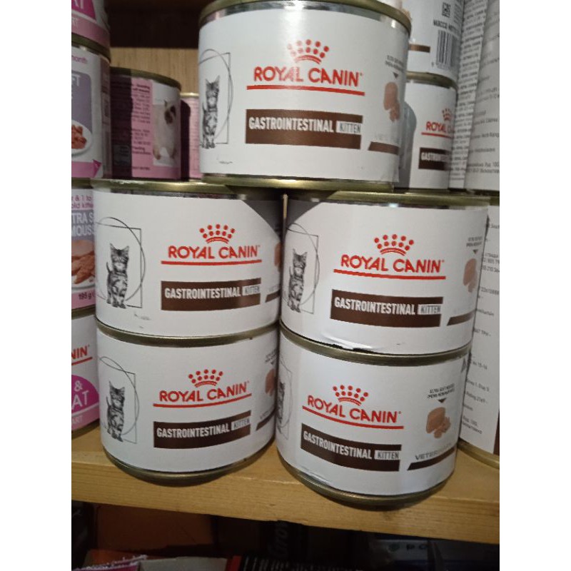 Royal Canin Gastrointestinal Cat Kitten 1Tray Isi (12Kaleng) Wetfood Basah Gastro Kitten
