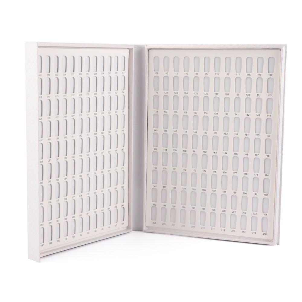 Nail display color book 120/216 color book color chart- buku kutek