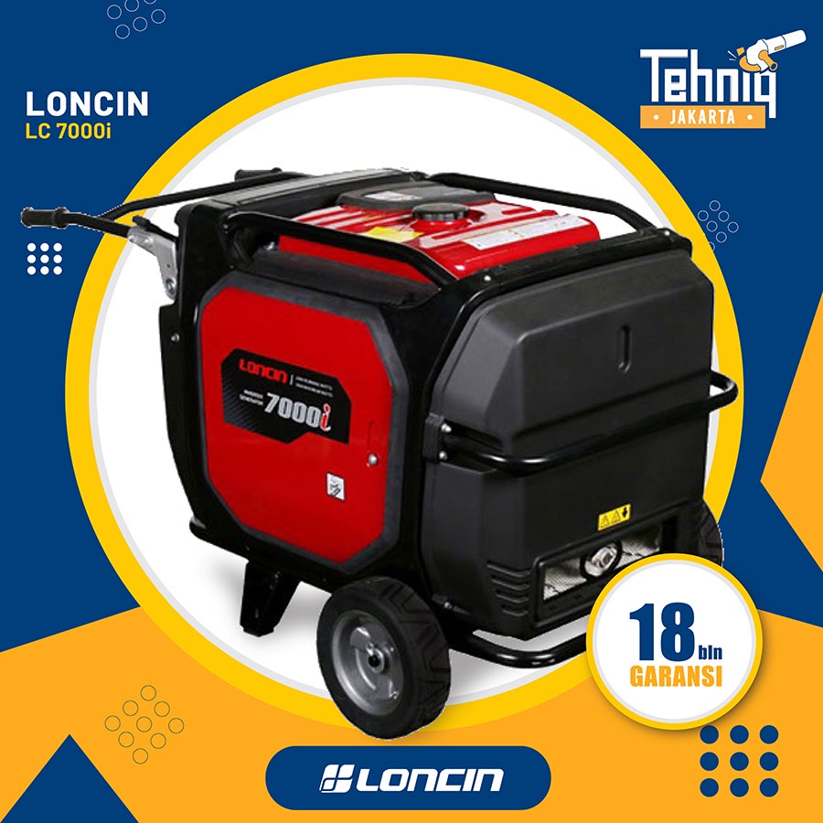 Mesin Generator Genset Listrik LONCIN LC 7000i Digital Series 7500 Watt
