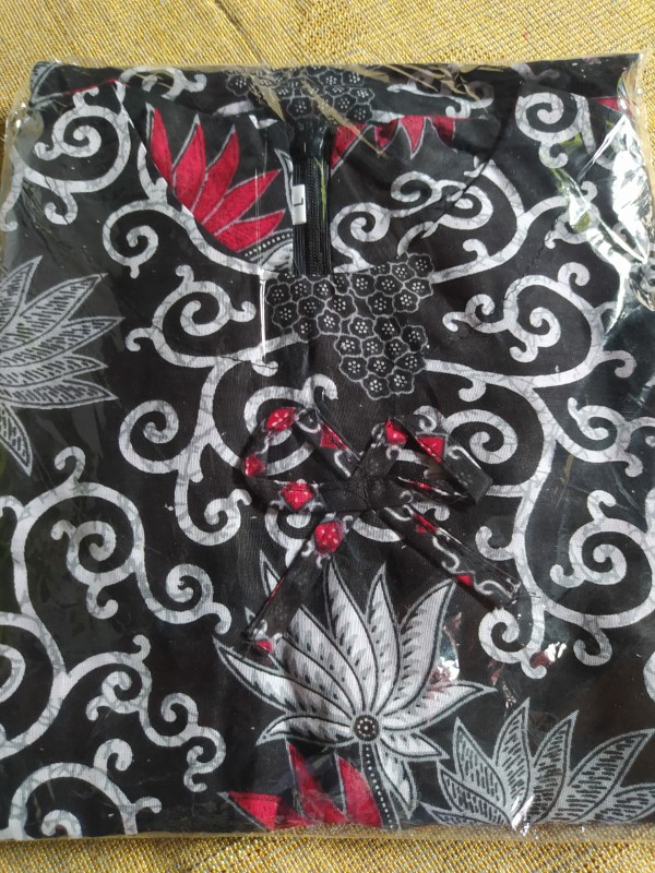 Couple Batik Keluarga || Setelan Couple Batik Ayah Ibu Anak Cewek