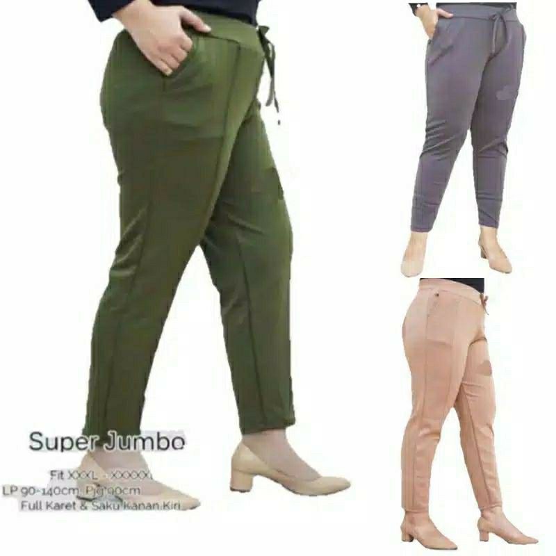 Celana Doty Scuba Pants / Scuba Pants Jumbo L Xl Xxl