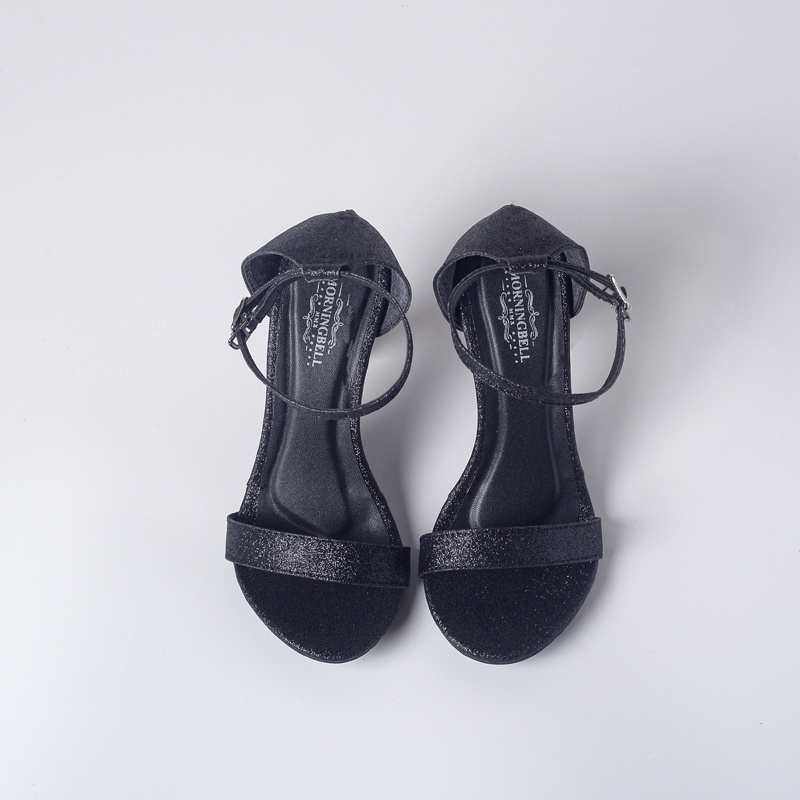MORNINGBELL HIGH HEELS STRIP GLITER premium 9cm