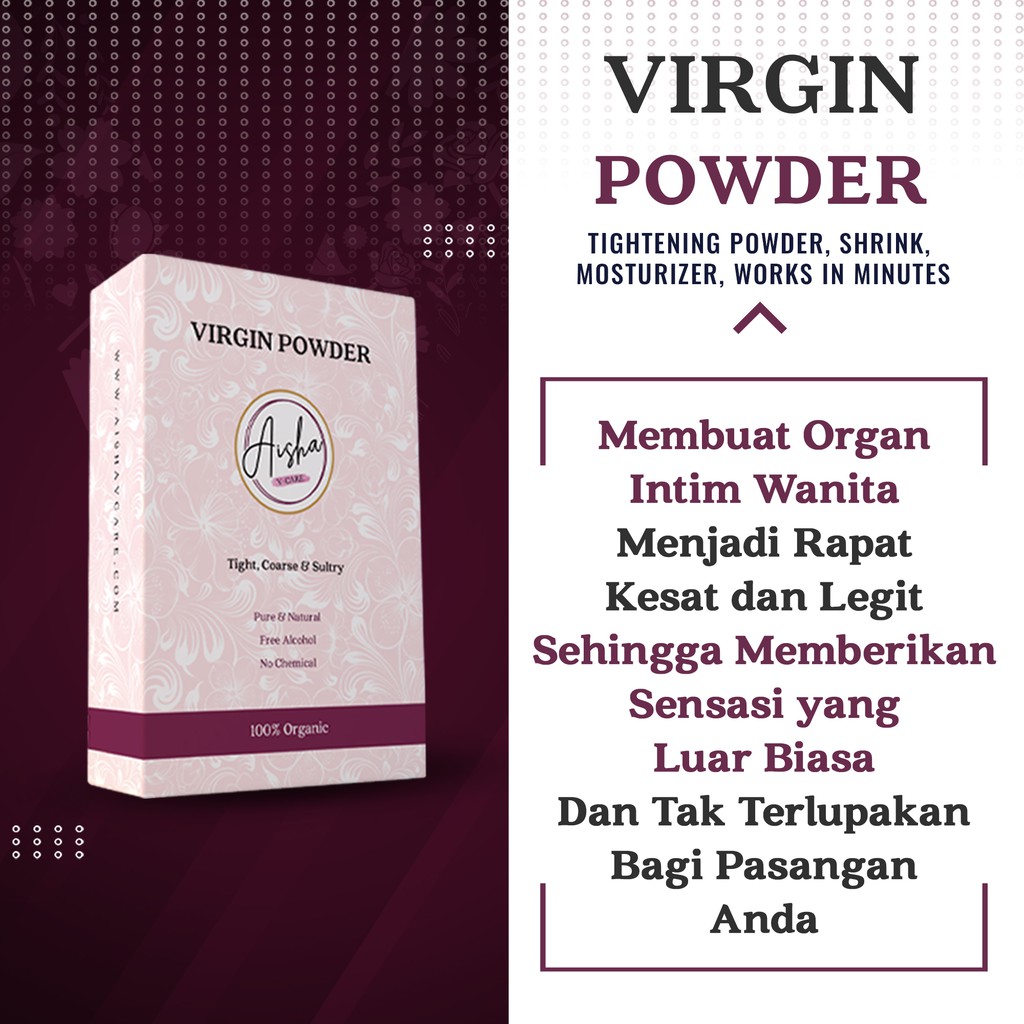 AISHAVCARE PAKET PREMIUM VIRGINITY CARE | PERAWATAN KEWANITAAN SESUAI SUNNAH