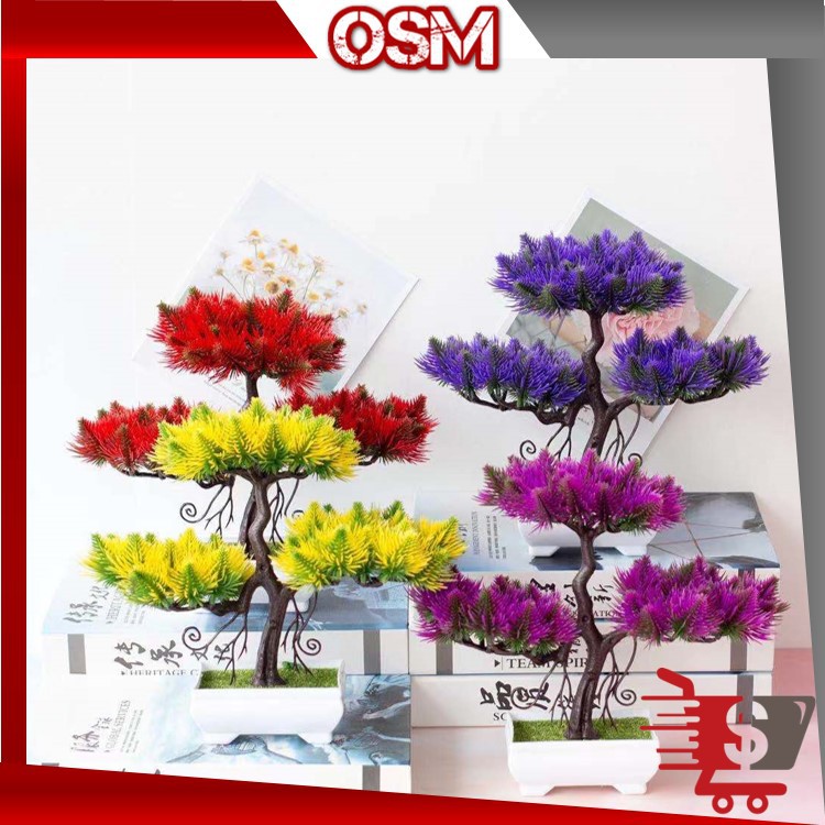 OSM - T823 Tanaman Hias Bunga / Tanaman Bunga Plastik / Bunga Dekorasi Rumah / Tanaman Ornamen