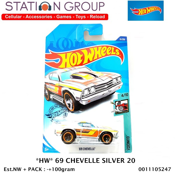 HOT WHEELS HW 69 CHEVELLE SILVER 20