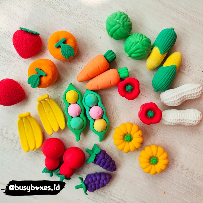 

Star [Busyboxes.Id] Penghapus Bentuk Buah Sayur Mainan Edukasi Pretend Play Gilaa!!!