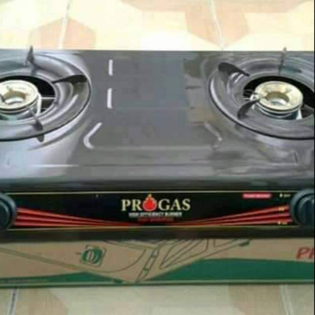 Kompor  progas dua tungku