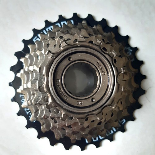 Sprocket Gear Freewheel Shimano 7 Speed MF - TZ500 Tipe Drat Ulir