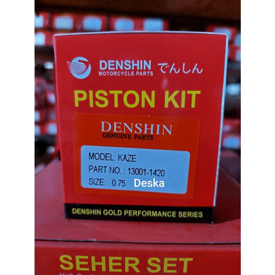 Piston Kit Set Kaze-R Oversize 75 Denshin