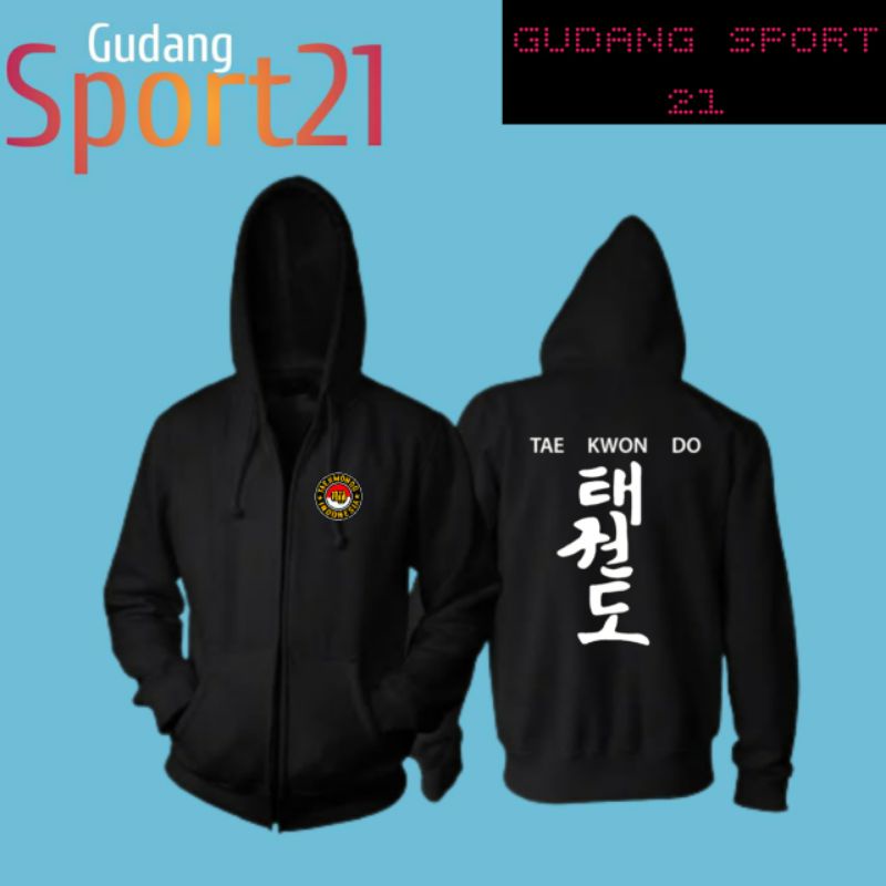 jaket ziper TAEKWONDO INDONESIA jaket TAEKWONDO INDONESIA