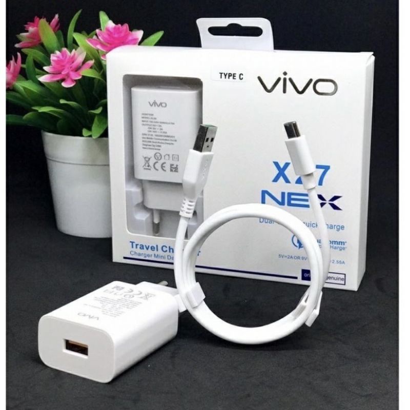 TC TRAVEL CHARGER ADAPTER ORI VIVO USB TYPE -C AND USB MICRO FAST CHARGING CAS /CASAN /TRAVEL FAST CHARGING ADAPTOR