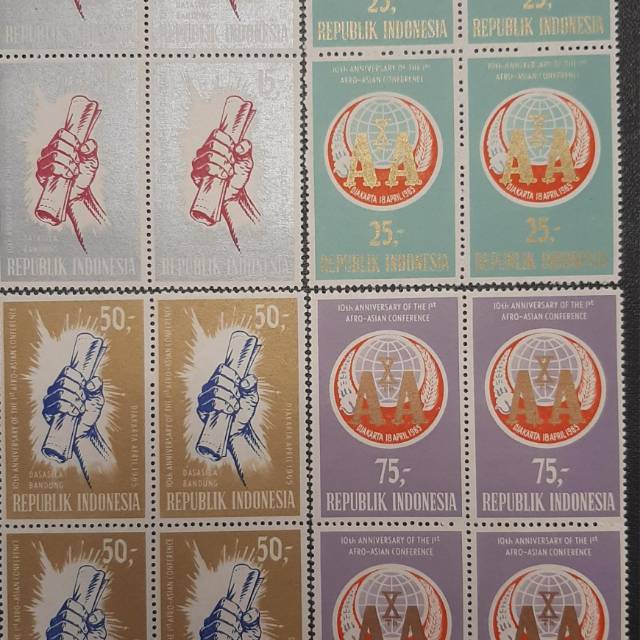 

Set Perangko 10 Tahun Konfrensi Afro-Asian Yang Ke-1
