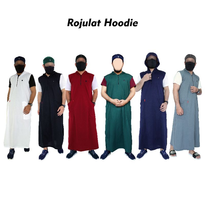 ROSAL ROMPI JUBAH SHALAT SHOLAT SOLAT HOODIE JUMBO ROJULAT